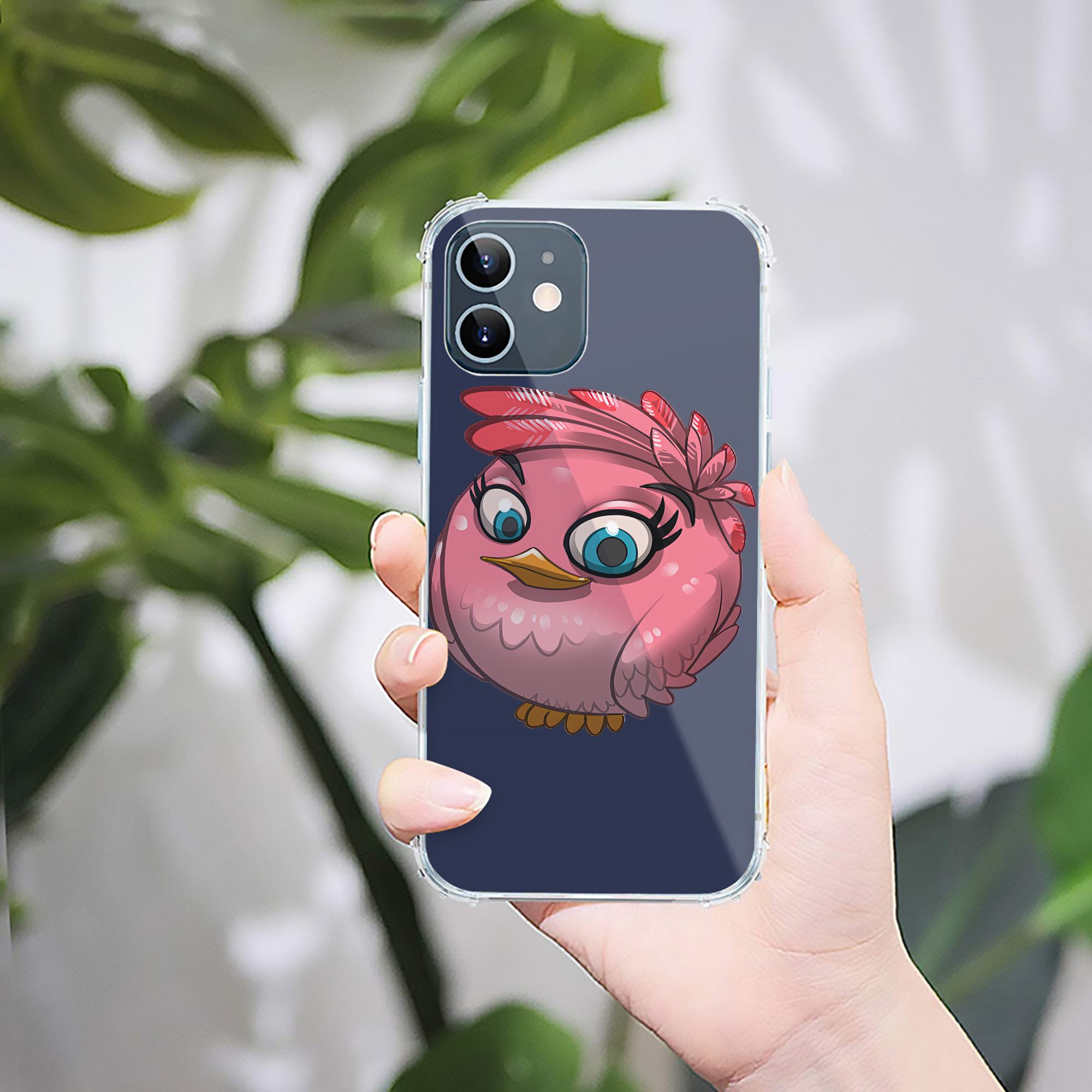 （画像用） Angry Birds アングリーバード 【iPhone 12シリーズ対応】透明スマホケース（クリアソフトケース）